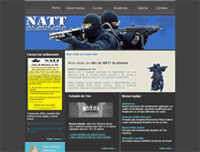 Tablet Screenshot of nattacademia.com.br